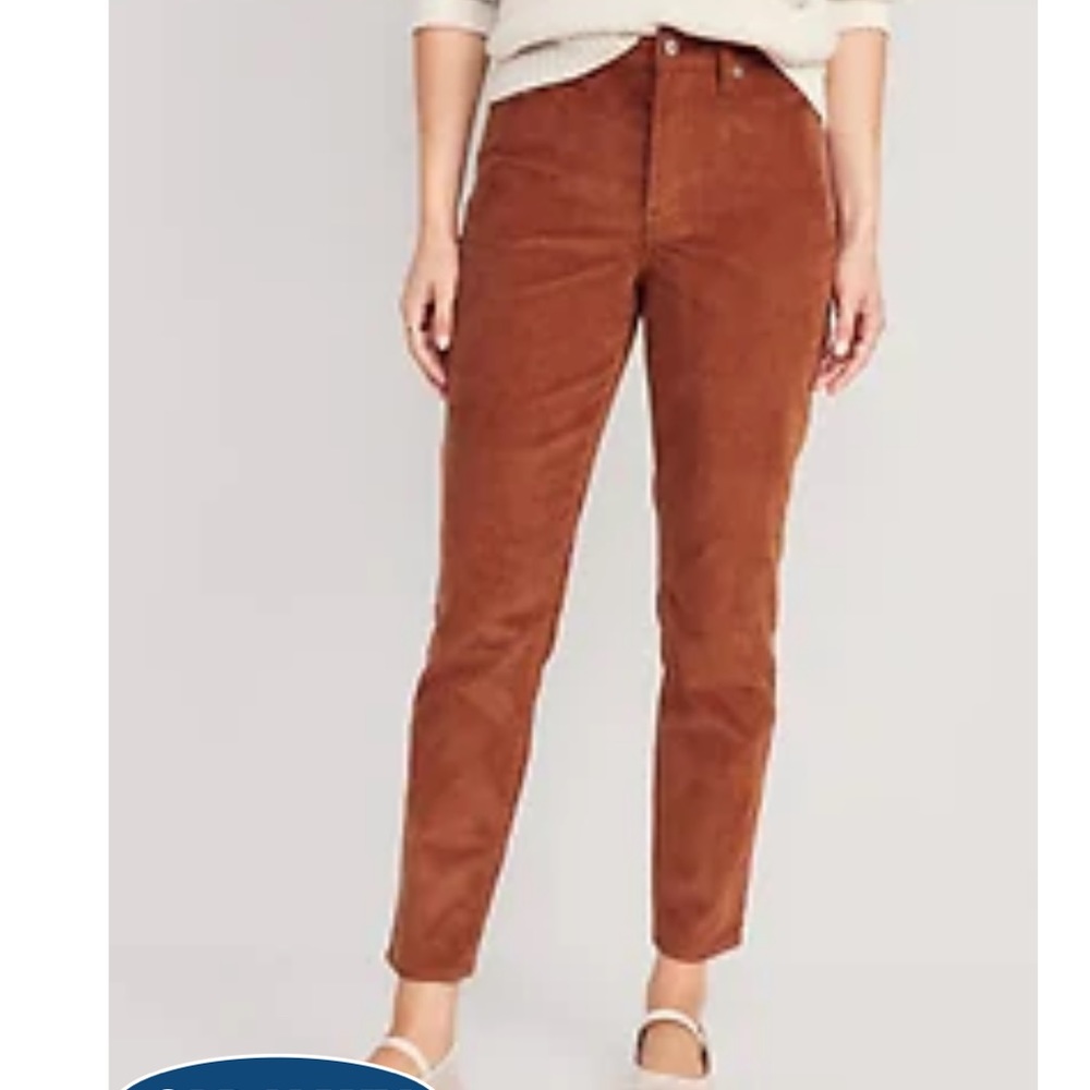 Old Navy High-Waisted OG Straight Corduroy Ankle Pants for Women